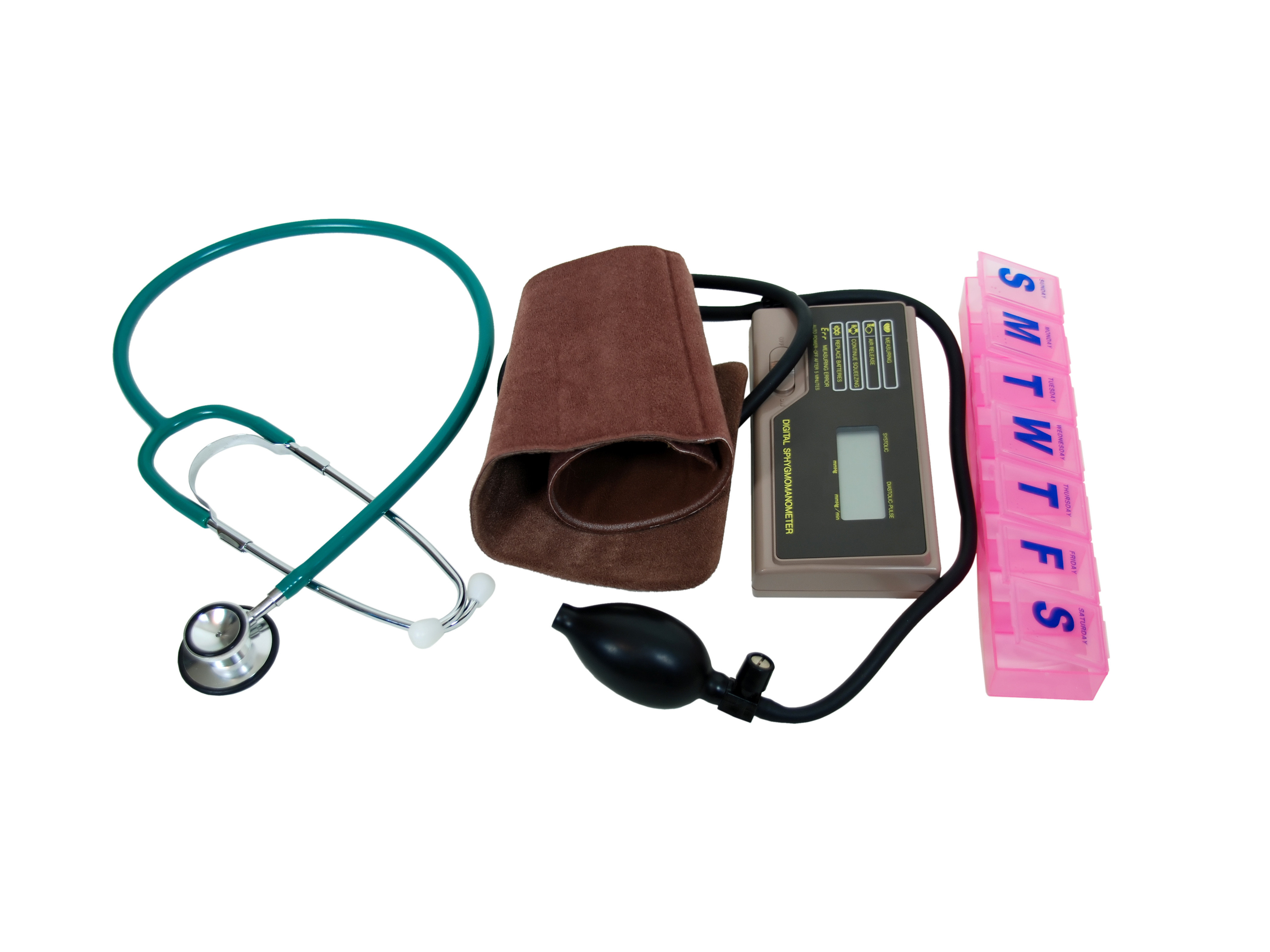 stethoscope and blood pressure cuff