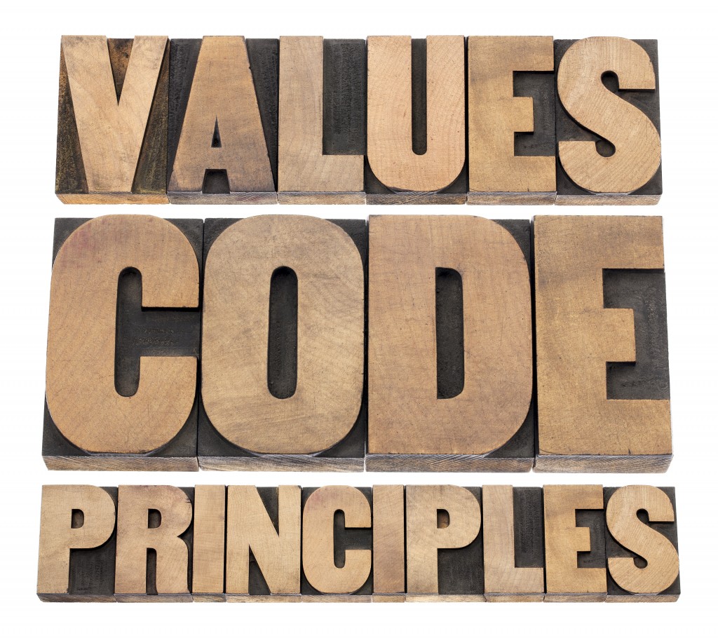Value code Principles text block