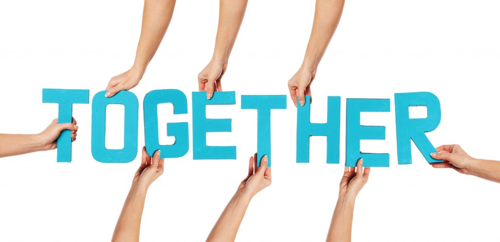 caregiving together hands