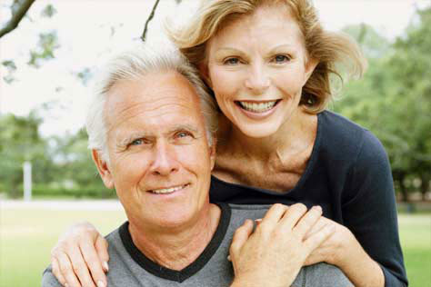 senior man and woman