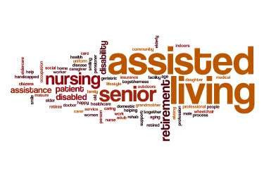 Assisted Living words graphic