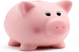 Residential Care Savings Tips piggy bank