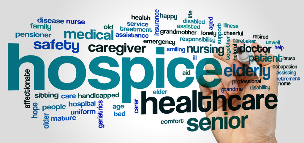 Hospice Care wordblock